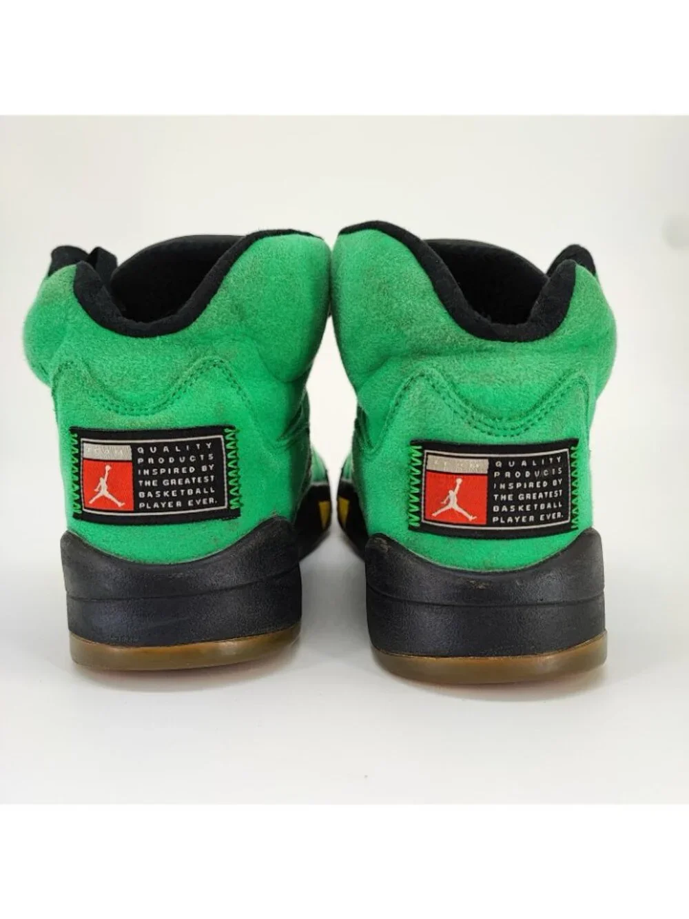 Nike Air Jordan 5 Retro SE Oregon Men's Size 9.5 Shoes Suede Green CK6631-307